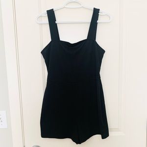 Black Sleeveless Romper